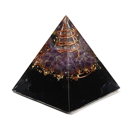 Orgonite Pyramid Resin Energy Generators PW-WG17641-04-1