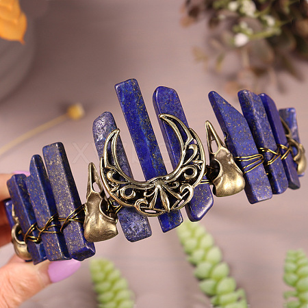 Natural Lapis Lazuli Hair Bands PW-WG39AD4-18-1