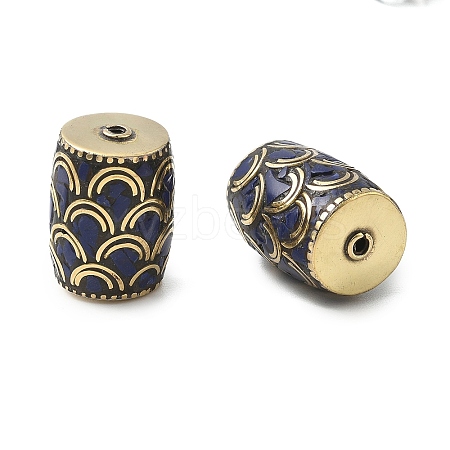 Handmade Tibetan Style Beads KK-Z157-04AG-1