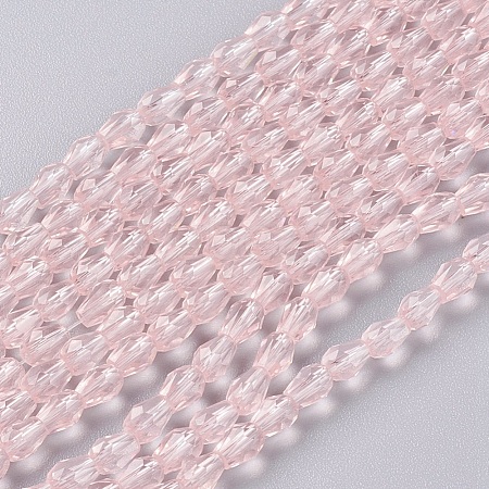 Faceted Glass Beads Strands GLAA-A036-F07-1