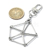 Brass Empty Pouch Stone Holder for Keychain KEYC-TA00030-02-4