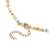 Natural Pearl & Glass Beaded Necklace for Women X-NJEW-JN04241-6