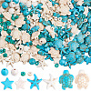 280Pcs 10 Styles Dyed Synthetic Turquoise & Howlite Beads G-SC0003-83-1