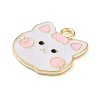 Cute Animal Alloy Enamel Pendants ENAM-U002-03B-KCG-2