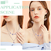 110Pcs 5 Colors Gradient Color Transparent Glass Beads GLAA-GA0002-22-5