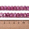 Anti-Tarnish Electroplate Glass Beads Strands GLAA-T025-10mm-11I-2