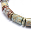 Natural Aqua Terra Jasper Beads Strands G-I213-03B-3