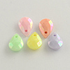 AB Color Plated Acrylic Charms SACR-Q111-12x18mm-M-1