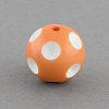 Bubblegum Opaque Acrylic Round Beads LS-MACR-R527-20mm-18-1