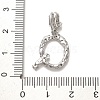 Rack Plating Brass Micro Pave Cubic Zirconia European Dangle Charms KK-L210-015P-Q-3