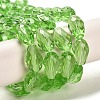 Glass Beads Strands X-EGLA-E010-8x12mm-14-2