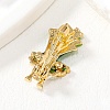 Golden Zinc Alloy Brooches PW23090875982-2