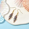 Light Gold Alloy Enamel Dangle Earrings EJEW-JE05607-08-2