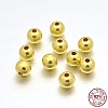 925 Sterling Silver Round Beads Y-STER-E040-01A-2
