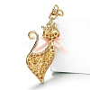 Alloy Rhinestone Keychain PW-WGA0D8D-02-2