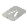 304 Stainless Steel Pendants STAS-Y004-01P-28