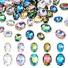 Unicraftale 60Pcs 10 Style Oval Sew on Rhinestone DIY-UN0004-34-1