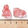 Cherry Quartz Glass Carved Figurines DJEW-L023-B06-3