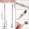2Pcs Iron and PVC and Acrylic Alligator Memo Clips FIND-SC0011-26C-2
