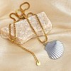 304 Stainless Steel Summer Beach Pendant Box Chain Necklaces NJEW-K389-01GP-03-1