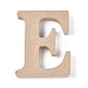 Letter Unfinished Wood Slices LS-DIY-WH0162-62E-1