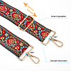 Ethnic Style Polyester Adjustable Bag Handles FIND-WH0129-24B-5