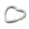 Non-Tarnish 304 Stainless Steel Keychain Clasps STAS-N104-04P-2