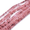 Natural Rhodonite Beads Strands X-G-F591-05-6mm-1