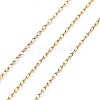 10M Brass Coffee Bean Chains CHC-L052-01A-G-1