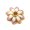 Multi-Petal Alloy Enamel Bead Caps FIND-G029-02G-06-1