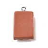 Cute Opaque Resin Pendants RESI-L038-12P-2