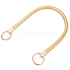 PU Imitation Leather Braided Bag Handle FIND-WH0037-21G-01-1