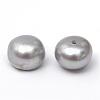 Half Round Natural Cultured Freshwater Pearl Beads PEAR-R015-49-2