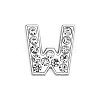 Eco-Friendly Zinc Alloy Slide Charms ALRI-WH0001-01P-W-1