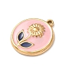 304 Stainless Steel Enamel Pendants SA-CBA46B2-01G-2
