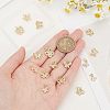 16Pcs 8 Style Alloy Rhinestone Charms ALRI-AR0001-06-3