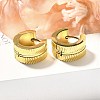 304 Stainless Steel Hoop Earrings for Women EJEW-C096-49G-4