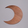 Wooden Hollow Crescent Moon Decorations DIY-WH0265-15-2