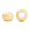 Glazed Porcelain Rondelle Beads PORC-Q219-13x9-F25-2
