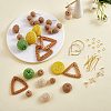 DIY Woven Drop Earring Making Kit DIY-SZ0009-29-5