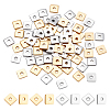 80Pcs 2 Colors 304 Stainless Steel Spacer Beads STAS-UN0064-20-1