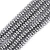 Non-Magnetic Synthetic Hematite Beads Strands X-G-C124-4x2mm-2-1