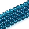 Transparent Glass Bead Strands GLAA-R095-10mm-27-1