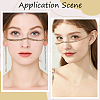 2Pcs 2 Colors Alloy Twisted Nose Chains Face Chains with Teardrop Plastic Imitation Pearl PURS-CY0001-01-4