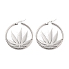 Non-Tarnish 304 Stainless Steel Hoop Earrings EJEW-P271-05P-1