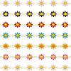 42Pcs 7 Colors Brass Enamel Links Connectors KK-FH0003-09-1