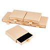 Cardboard Paper Jewelry Set Drawer Boxes with Sponge Inside FIND-WH0199-43B-1