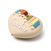 Teachers' Day Silicone Beads SIL-D013-05C-2