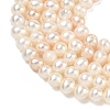 Natural Cultured Freshwater Pearl Beads Strands PEAR-L034-06B-3