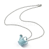 Alloy Enamel Pendant Necklaces NJEW-Z012-01P-04-2